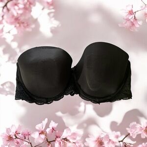 Victoria’s Secret Elegant Black Strapless Bra